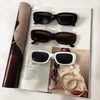JASPIN Rectangle Sunglasses for Women Men Trendy Y2k Retro 90s