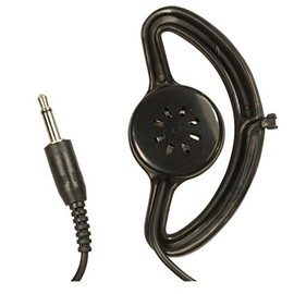 Soundlab Large Mono Earphone with Clip, 1.5 m Lead and 3.5 mm Jack Plug