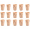 ENGELLAND - 15 x Plastic Cups Apricot Pastel Colours 400ml