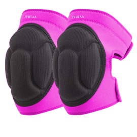 JYBTAA JYBTAA Women Knee Pads for Cleaning House Floors,Gardening Work, Carpet, Roofing,kneepads with Soft Inner Liner, Adjustable knee pads Suitable Garden,Flooring Yard,Pink M.
