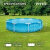 Intex 28206EH Large Round Above Ground Swimming Pool with Reinforced