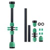FULAIERGD 3/4 to 1/4 (4 Way) Drip Tubing Adapter US Garden Hose GHT 3/4 Threaded Adapter Connector Fittings for Drip Irrigation System