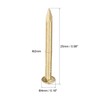 sourcing map Small Tiny Brass Nails 2x25mm for DIY Decorative