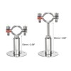 sourcing map Wall Mount Ceiling Mount Pipe Support, 304 Stainless