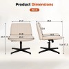 No brand Criss Cross Chair Legged Office Wide Comfy Desk
