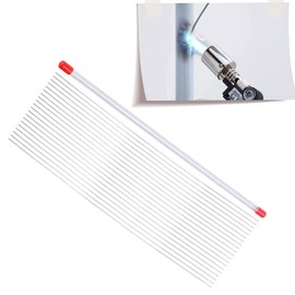 16" Copper Solder, 10 Sticks Phosphor Copper Brazing Rods,Low Temperature Self Fluxing Welding Rods for Hvac Refrigerator，Oven，Copper Pipes