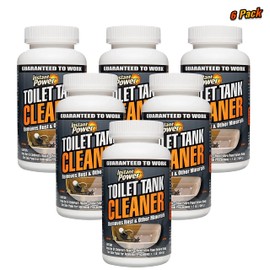 Instant Power Toilet Tank Cleaner – Bathroom Toilet Cleaning Powder, Removes Rust and Other Minerals, No Scrubbing, 16 Oz 6 Pack