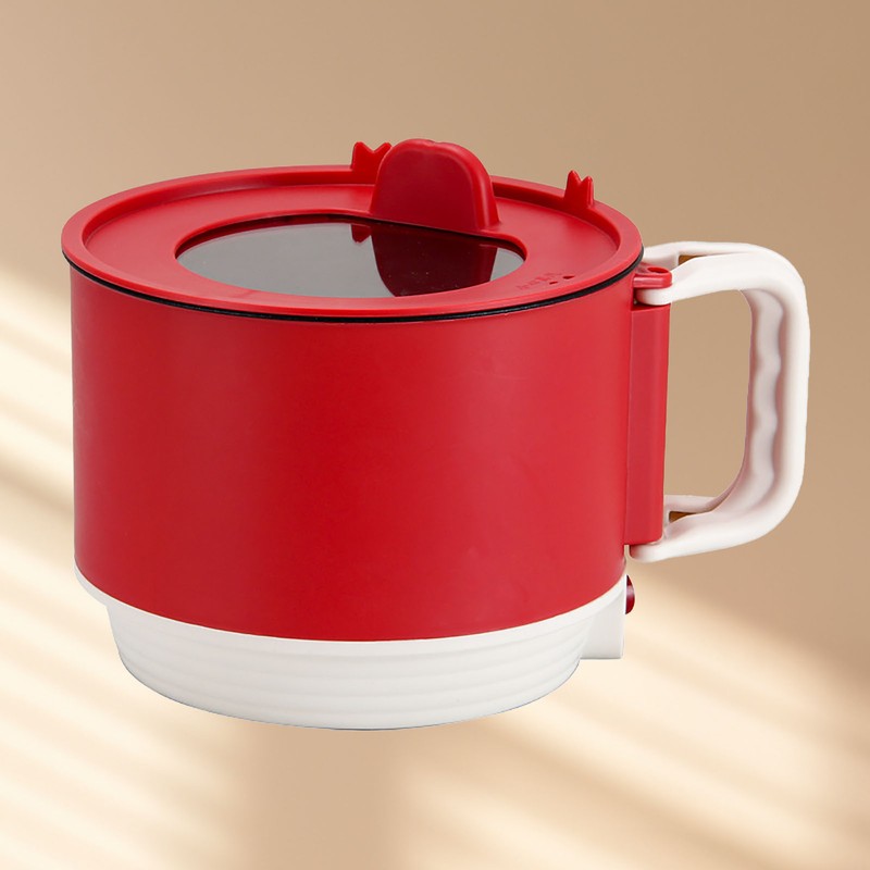 Electric Cooking Pot Quick Heating Mini Electric Cooker with Foldable