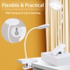 SUNLONG Dorm Room Essential Clip on Light Wall-Mounted, 3 Color