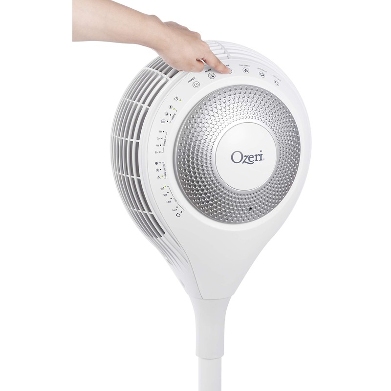 Ozeri 360 Duo Tower Fan, with Dual Oscillation