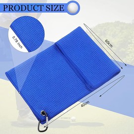 KOPIRA Paquete de 4 Toalla de Golf, Microfibra Toallas de Enfriamiento, Juego de Limpieza de Golf, Toalla de Sudor Suave y Transpirable para el Sudor para Hombres y Mujeres para Yoga Gimnasio Correr