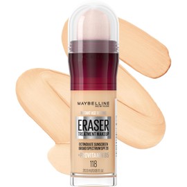 Maybelline Base De Maquillaje Instant Age Rewind Eraser De Maybelline Con Fps 20 Y Humectante Con Provitamina B5, 118, 1 Unidad 118 0,68 Onzas Líquidas (Paquete De 1)