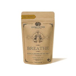 Anima Mundi Apothecary Té Tónico Para Pulmones Breathe - Mezcla De Hierbas Con Astrágalo, Reishi, Ortigas Y Jengibre - Mezcla Orgánica De Hojas Sueltas (57 G)