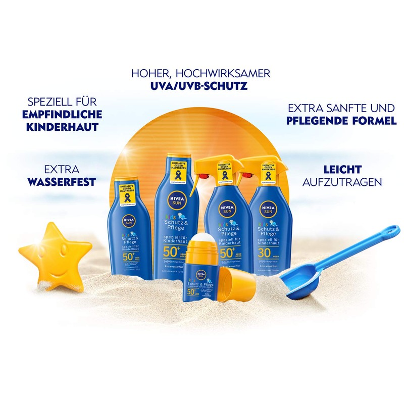 Nivea Sun Kids Protection and Care Sun Roller SPF 50+,
