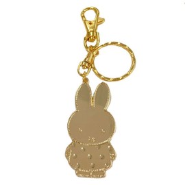 Zoe Miffy GOLD Keychain Dot 641226 70th Dick Bruna