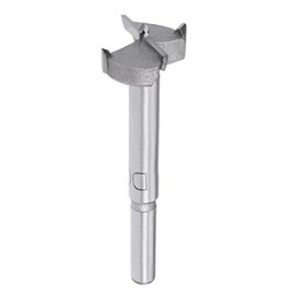 sourcingmap Forstner Drill Bits 24mm, Tungsten Carbide Wood Hole Saw Auger Opener, Woodworking Hinge Hole Drilling Boring Bit Cutter (Gray)