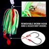 THKFISH 3pcs Rubber Jig Bass Lure Bass Jig Bass Saltwater