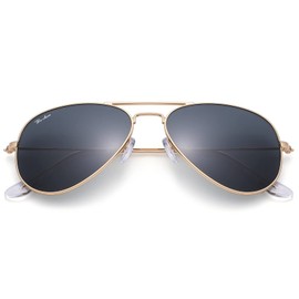 Pro Acme Pilot Sunglasses Women Men 100% Real Glass UV400 Lens Classic Pilot Sunglasses