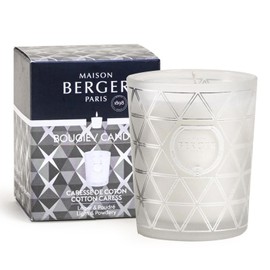 Maison Berger - Wax Scented Candle - Model Geode - 3.5 x 3.5 x 3 inches - 180g - 6.34 oz - Made in France (White)