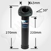 4 x Flush Mount 300 Angled Round Boat Rod Holder
