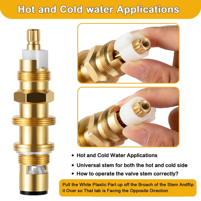 910-030 Ceramic Disc Cartridge Replacement, Compatible with Price/Pfister Shower and