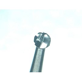 Round Carbide Bur TC1 Bur Size 1.3mm Burr with 3/32" Shank ISO 013 Made in Germany by Fox 1 Bur