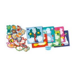 SES Creative 14401 Animals My First-Wo lebe ich Animal Stickers, Various