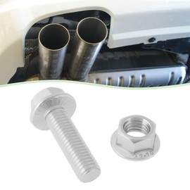 YINETTECH 8X Flange Screws & Bolts Exhaust Manifold Hardware Kit Used for Adjusting Fixtures, M10x1.5
