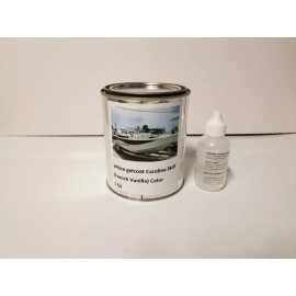 Unbranded WHITE GELCOAT CAROLINA SKIFF (FRENCH VANILLA COLOR) WITHOUT WAX & HARDNER 1PINT