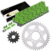 Suzuki Green Drive Chain And Sprockets Kit for Suzuki LTZ400