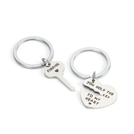 Hightopup Keychain Couple girlfriend boyfriends Valentines gifts keyring I Love You Gifts for him her husband wife anniversary romantic Birthday gifts keychain