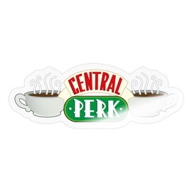 Spreadshirt Friends Central Perk Sticker 10 x 10 cm Max 10 x 10 cm Glossy Transparent