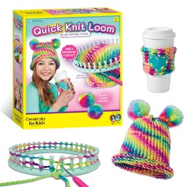 Kit de Telar de Punto rápido Creativity for Kids – Kit de Tejer para niños, Haz tu Propio Sombrero y Accesorios, Telar de Tejer Manualidades para niños
