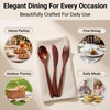 PureSphere 3Pcs Bamboo Travel Cutlery Set Reusable Portable for Camping