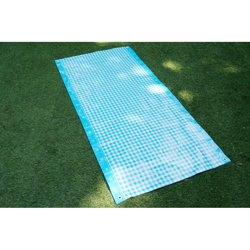 Asahi Koyo Leisure Sheet, Gingham Check Button, Large Size, Approx.