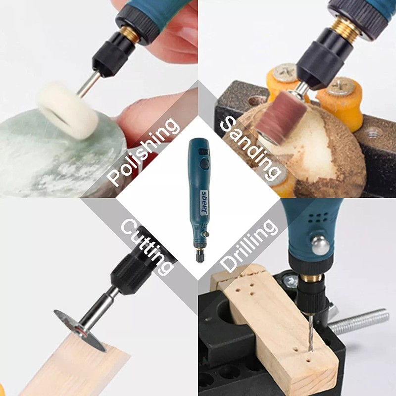 Tacklife Cordless Rotary Tool 3.7V Li-on Three-Speed with Rotary Access