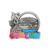 Cancun (Mexico) - 3D Metal Fridge Magnet for Kitchen Refrigerator