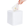 Youngever 2 Pack Tissue Box Covers, Re-usable Plastic Square Tissue
