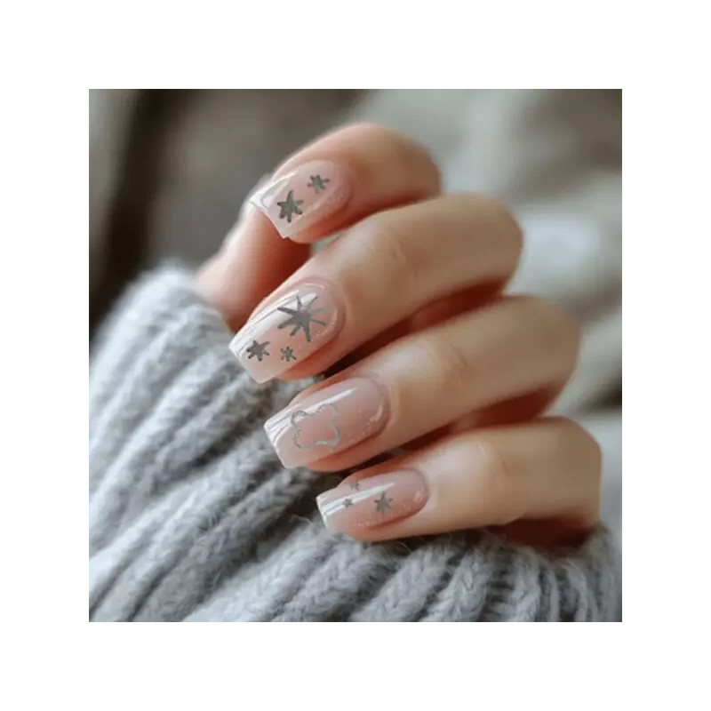 Dalgona Mungu 달고나문구 12색 네일아트 마카세트 Dalgona Lettering 12-Color Nail
