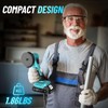 SEESII Mini Angle Grinder 21V, 3 Inch Brushless Angle Grinder