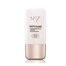 No7 Custom Blend Highlighting Drops White Gold 15ml
