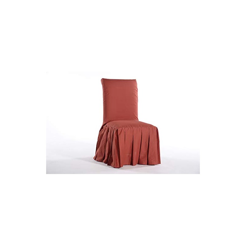 Classic Slipcovers CDUC-PCH-RED Dining Chair slipcover, 20" Wide