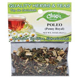 6 PIECES CHAPIS POLEO NATURAL HERBS HIERBAS Net Wt. 3/8 oz. (10.6 g)