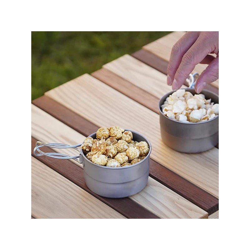 Belmont Titanium Rail Cup 280 Fold Hand Outdoor Cup (bm424)