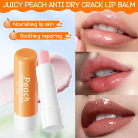 Reparierende Handcreme + Lip Balm, Anti-Aging Pflegende Handcreme Nährende Und Schützende Creme Hautpflege Pflegender Lippenbalsam Für Sehr Trockene Haut, Anti-Riss Reparatur Glowing (Honigpfirsich)