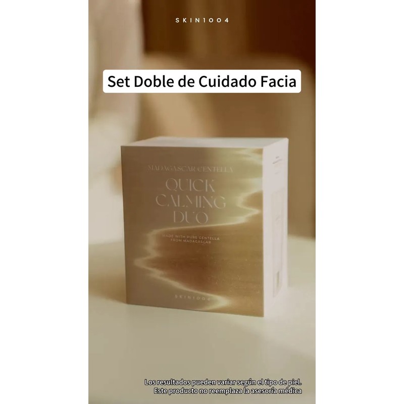 Skin1004 Kit Pad + Crema Centella Madagascar Calmante 2 Pzs
