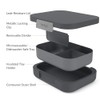 Bentgo Modern Leak Resistant Bento Lunchbox, Dark Grey