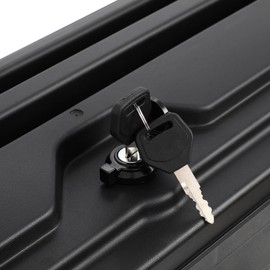 CCIYU Truck Bed Storage Box Compatible for Toyota for TACOMA 2019-2020 Passenger Side Lockable Lid, ABS truck toolbox with Lock, Black