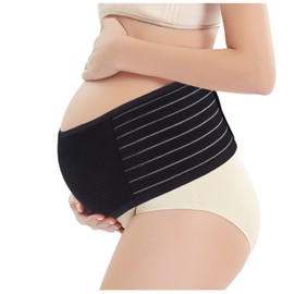 YANENAN Maternity Belly Bands for Pregnant Women, Adjustable and Breathable Pregnancy Belly Bands for Pelvic, Waist & Lower Back Relief, Pregnancy Must Have (Plus Size)
