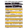 Union Pacific 150th Anniversary Train 8 magnets Andy Fletcher
